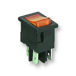 ARCOLECTRIC (BULGIN LIMITED) SWITCH, DPST, 10A, 250VAC, AMBER, H8553VBNAO-picture-40