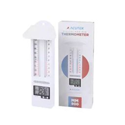 Acutek Digital Maximum Minimum Wall Thermometer -40 to 50°C/-40 to 122°F Range, MM-900-25