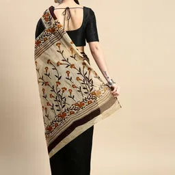 SHANVIKA Pure Cotton Block Print Saree image 3