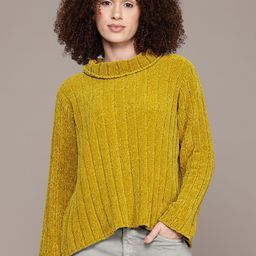The Roadster Lifestyle Co. Self-Striped Pullover-image-80