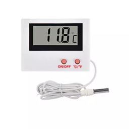 Acutek Freezer Thermometer with 2 Buttons -50 to 85°C/-58 to 185°C Range, DC-5-30