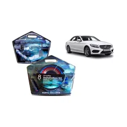 Auto Pearl Geestar 8 Guage 2 Channel Amplifier Full Installation Kit for Mercedes C220-32