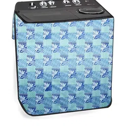 The Furnishing Tree Washing Machine Cover Surface Pattern Blue Compatible for Whirlpool 9.5 Kg Semi-picture-33