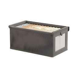 HOUSE OF QUIRK Grey Set of 1 Regular Drawer Organiser Organisers-40