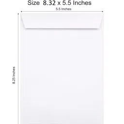 KMP 8.25 X 5.5 Inch 80gsm White Envelope Pack of 500-image-63