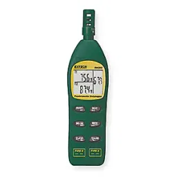 Extech Temp/Humdty Mtr 0 to 100 per Rel Hum Rng RH350-15