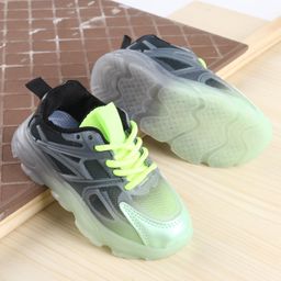Babyoye Lace Up Sneaker Shoes - Green-picture-39