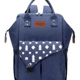 Chinmay Kids Large Capacity Mother Bag Diaper Backpack with Insulated Bottle Storage Bag Diaper Bag  (Blue)-image-110