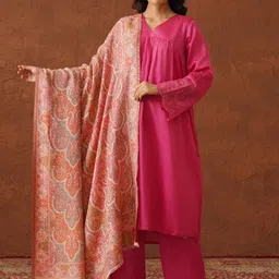 INCHING INDIA Women Abstract Printed Shawl-picture-44
