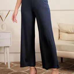House Of Zelena Women Relaxed High-Rise Maternity Trousers-picture-25