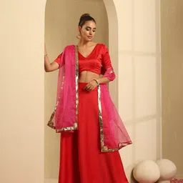 indy Raaga Ready to Wear Lehenga & Blouse With Dupatta-image-59