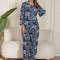 Stuffie Land Printed Collar Neck Shirt With Trousers Co-Ords-image-54