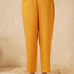 JAYPORE Women Printed Relaxed Trousers-image-81