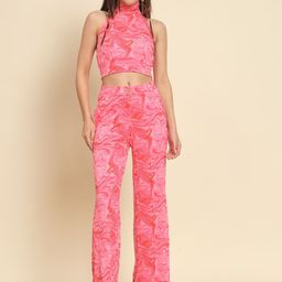 TANDUL Printed Top and trousers co-ords-image-33