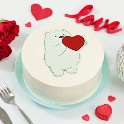 Adorable Bear Valentine Cake-image-15