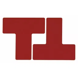 BRADY Floor Marking Tape T Shape Solid Red No Legend 3 x 8 inch x 8 mm, 12D528 (Pack of 20)-image-40