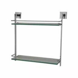 PLUMBER Double Glass Shelf (Toughened Glass), SQ-7822-image-20