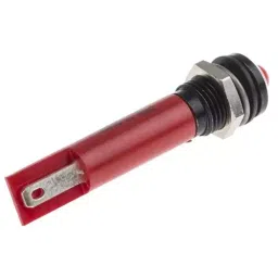 RS PRO Red Panel Mount Indicator 12 V, Mounting Hole Size 8 mm, Termination Type Solder Tab, IP Rating IP67, Model No 212430 image 3
