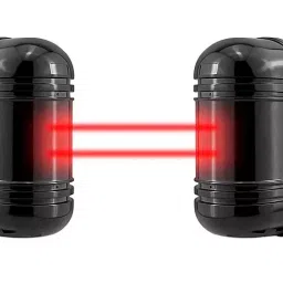 Real Instruments Dual Beam Outdoor 100m Security Laser Double IR Infrared Barrier Detector ABT-100-53