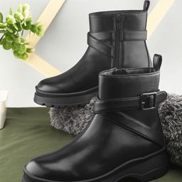 The Roadster Lifestyle Co. Women Casual Block Heel Regular Boots-image-18