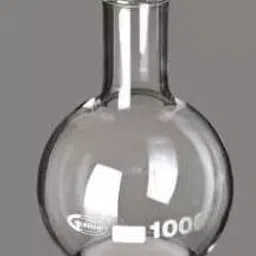 Glassco 5000 ml Flat Bottom Narrow Neck Flask With beaded rim 235.202.08-20