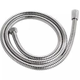 Elegant Casa Stainless Steel 304 Connection Pipe Hose 12 inch Silver, (Pack of 2)-image-46