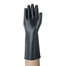 Ansell AlphaTec 38-628 Black Butyle Chemical Resistant Gloves Size 7 Polymer Coating, 38628070 (1 Pair)-picture-24