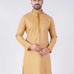 AURIK Men Mandarin Collar Thread Work Kurta-picture-15
