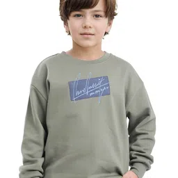 RARE ONES Boys Cotton Embroidered Round Neck Long Sleeves Sweatshirt-picture-12