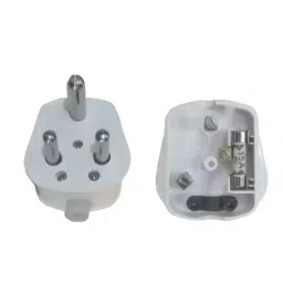 Kundip 16 A 3 Pin Top Plug with 15 A Fuse, K-43A-image-2