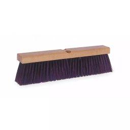 TOUGH GUY 24x24 inch Wood block Push Broom Head Maroon, 2PYV6-image-22