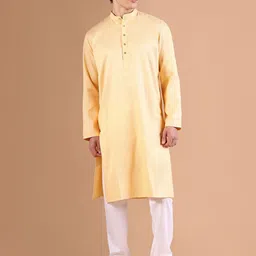 SHOWOFF Men Regular Kurta with Trousers-image-91