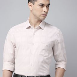 Arrow Manhattan Slim Fit Checked Pure Cotton Formal Shirt-picture-19