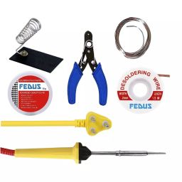 FEDUS 6 in 1 Soldering Kit ‎Portable ‎25 W, CPUF_6-IN-1_IRON_COMBO_KIT-24