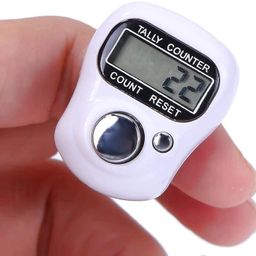 HBD Mini Digital Tally Counter Hand Finger Ring for 00000-99999 Number Count, Multicolor, 1 Piece image 1