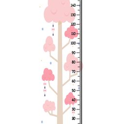 WENS Colorful Tree Height Chart Wall Decal Growth Chart Vinyl - MultiColor-8