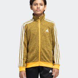 Adidas Kids Cotton Full Sleeves Sports Sweatshirt Logo Print- Yellow-image-56
