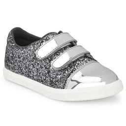 TUSKEY Glitter Designed Double Velcro Closure Shoes - Silver-image-96