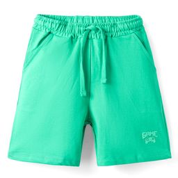 Kookie Kids 240GSM Terry Shorts With HD Print and Drawcord - Green-image-72