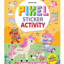 Pixel Sticker Activity Book: Twinkle's Dream Over 1,400 Stickers for Kids Age 4+ | Magical Pixel Art Scenes, Sticker Puzzles, Paperback - English-4