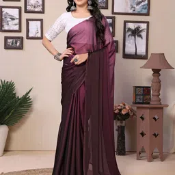LeeliPeeri Designer Ombre Satin Ready to Wear Saree-picture-6