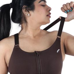 Felic Full Coverage 360 Degree Support Non-Wired Rapid-Dry Workout Bra image 2