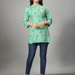 SARRAS Printed Straight Kurti-image-16