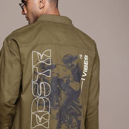 The Roadster Life Co. Graphic Printed Pure Cotton Tailored Jacket-picture-53