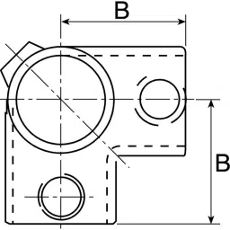 RS PRO 3-Way Connector Connecting Component,Strut Profile,Round Tube Size Model No 2863437 image 4