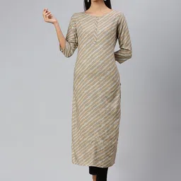 Fourleaf Striped A Line Kurta-picture-10