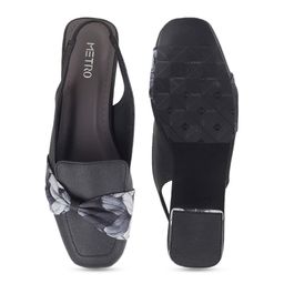 Metro Printed Block Heel Mules image 3