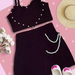 ADDYVERO Party Wear Top & Skirt Clothing Set-image-82