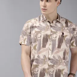 U.S. Polo Assn. Denim Co. Abstract Printed Casual Shirt-picture-0