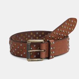 Jack & Jones Men Tang Closure Embellished Casual Belt-image-30